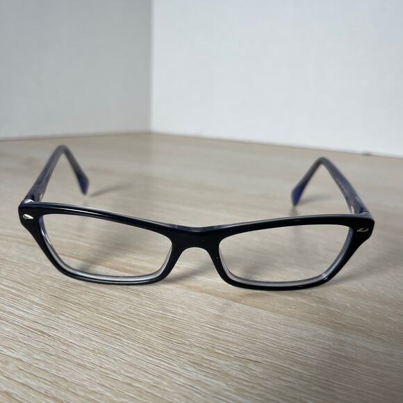 Ray-Ban RB5256 5190 Eyeglasses Translucent Blue Frames Only 52-16-135 - Picture 2 of 9